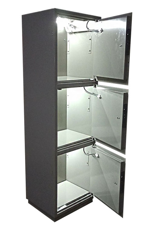 T-Box технологический шкаф с тремя ячейками